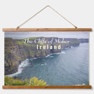De kliffen van MoherTowering Cliffs Ierse kust Hangend Wandkleed