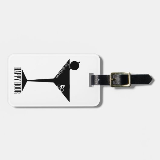 De Klim Is Mijn Gelukkig Uur Bagagelabel (Voorkant horizontaal)