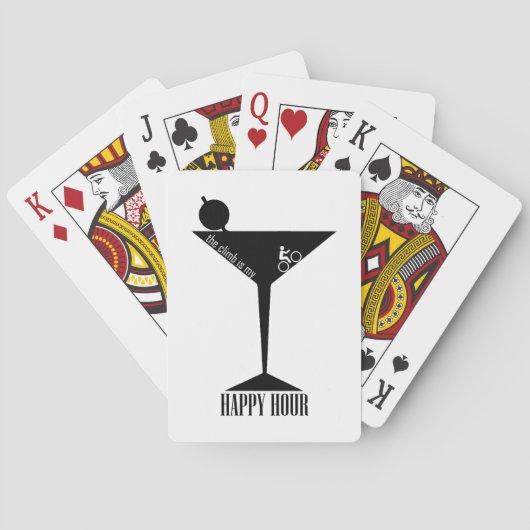 De Klim Is Mijn Gelukkig Uur Speelkaarten (Achterkant)