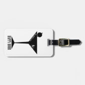 De klim is mijn gelukkige uur bagagelabel (Voorkant horizontaal)