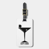 De klim is mijn gelukkige uur bagagelabel (Voorkant verticaal)