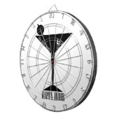 De klim is mijn gelukkige uur dartbord (Voorkant Rechts)