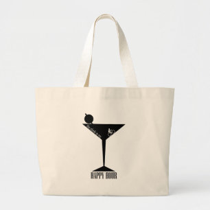 De klim is mijn gelukkige uur grote tote bag
