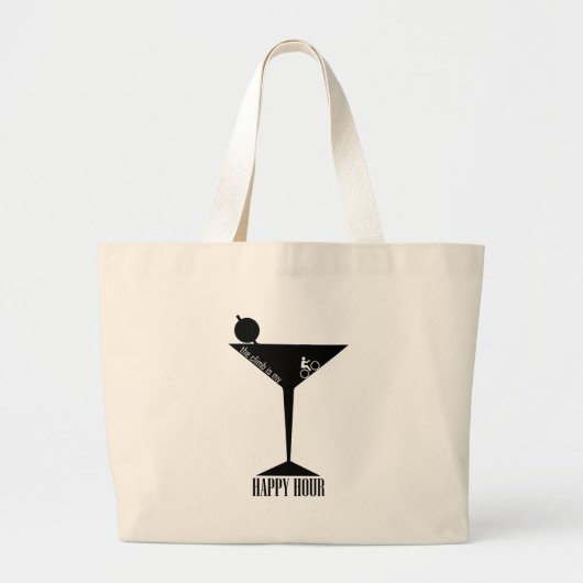 De klim is mijn gelukkige uur grote tote bag (Voorkant)