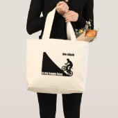 De klim is mijn gelukkige uur grote tote bag (Voorkant (product))
