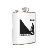 De klim is mijn gelukkige uur heupfles (Rechts)