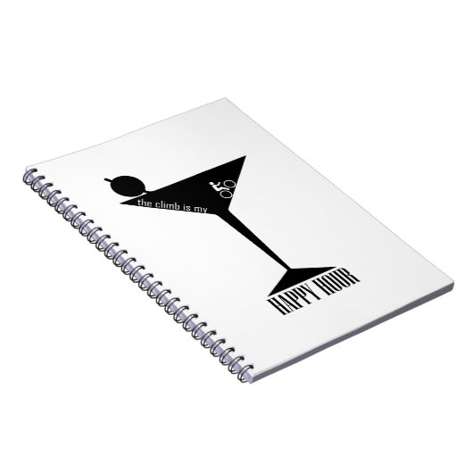 De klim is mijn gelukkige uur notitieboek (Rechterzijde)