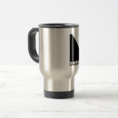 De klim is mijn gelukkige uur reisbeker (Voorkant links)