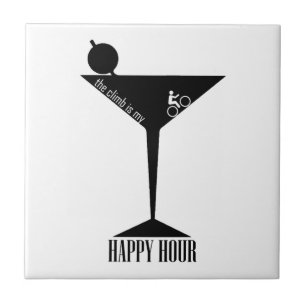 De klim is mijn gelukkige uur tegeltje