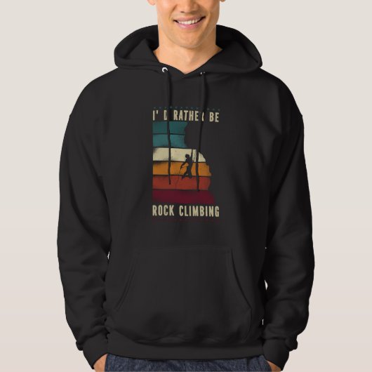 De klimmer die ik eerder zou zijn, is de rockklimm hoodie (Voorkant)