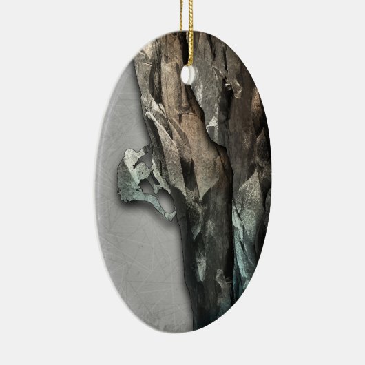 De klimmer keramisch ornament (Rechts)