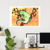 De klimmer poster (Thuiskantoor)