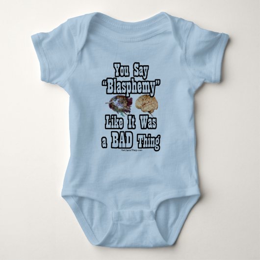 De Klimplant van het Baby van de godslastering Romper (Voorkant)