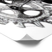 De klok | AI Art Poster (Hoek)