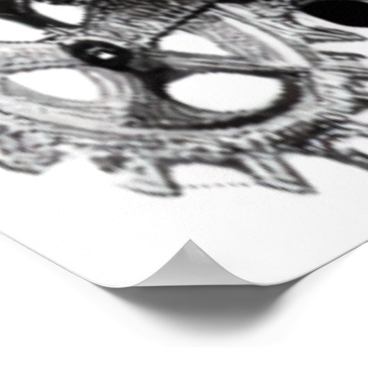 De klok | AI Art Poster (Hoek)