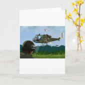 De Klok Huey. van de Oorlog van Vietnam Kaart (Gele Bloem)