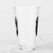De klok in de mist van de oneindigheid. glas (Links)