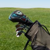 De klok in de mist van de oneindigheid. golfheadcover (Insitu)