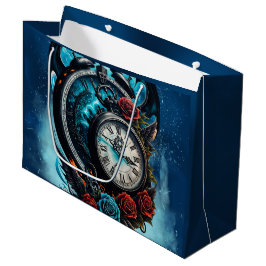 De klok in de mist van de oneindigheid. groot cadeauzakje