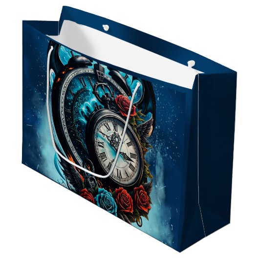 De klok in de mist van de oneindigheid. groot cadeauzakje (Voorkant Gekanteld)