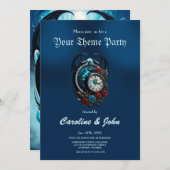 De klok in de mist van de oneindigheid. kaart (Voorkant / Achterkant)