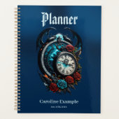 De klok in de mist van de oneindigheid. planner (Voorkant)