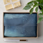De klok in de mist van de oneindigheid. tissuepapier (Geschenk)