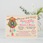 De klok rond Vrijgezellenfeest Volkskunst Cuckoo I Kaart (Staand voorkant)