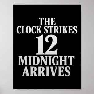 De Klok Slaat 12 Middernacht Komt Meme Poster