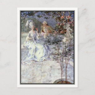 De klok slaat 's middernacht door Millicent Sowerb Briefkaart