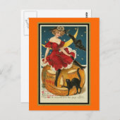 De klok slaat 's nachts af briefkaart (Voorkant / Achterkant)