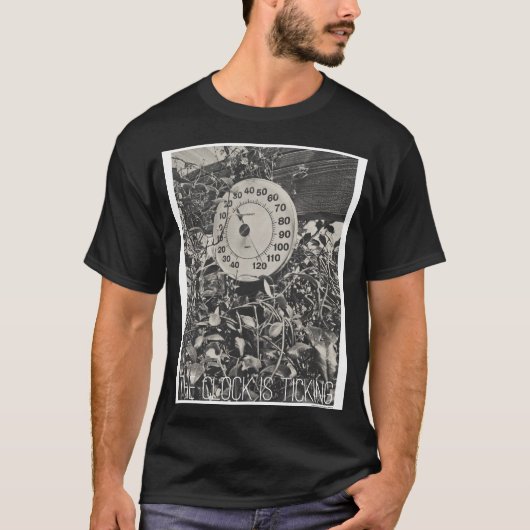 De klok tikt. t-shirt (Voorkant)