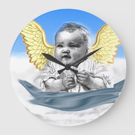 de klok van de babyEngel (Voorkant)