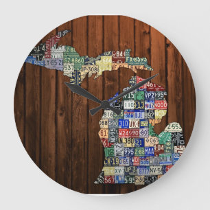 De Klok van de Kaart van de Nummerplaat van de