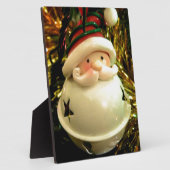 De Klok van de kerstman Fotoplaat (Zijkant)