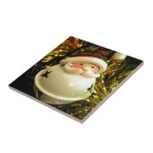 De Klok van de kerstman Tegeltje (Zijkant)