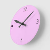 De Klok van de muur in Roze (Hoek)