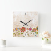 De Klok van de Muur van bloemen (Huis)