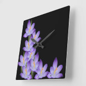 De Klok van de Muur van de Bloem van de lavendel (Hoek)