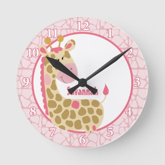 De Klok van de Muur van de Giraffe van het oerwoud (Voorkant)