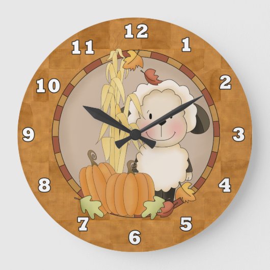 De Klok van de Muur van de herfst (Voorkant)