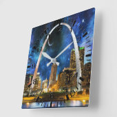 De Klok van de Muur van de Horizon van St.Louis (Hoek)