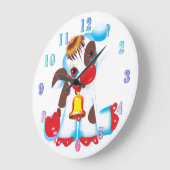 De Klok van de Muur van de Koe van het speelgoed (Hoek)