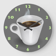 De Klok van de Muur van de KOP van de ESPRESSO