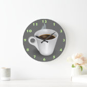 De Klok van de Muur van de KOP van de ESPRESSO (Huis)