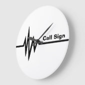 De Klok van de Muur van de Lijn van de frequentie  (Hoek)