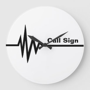 De Klok van de Muur van de Lijn van de frequentie