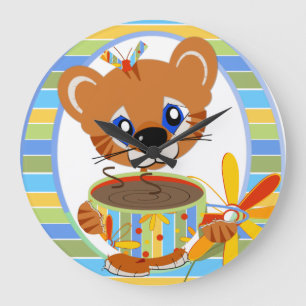 De Klok van de Muur van de Tijd van de koffie