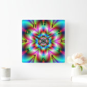 De Klok van de Muur van flower power (Huis)