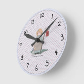 De Klok van de Muur van het Meisje van de Tuin van (Hoek)